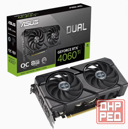 Видеокарта Asus Nvidia Geforce Rtx 4060 ti 8gb Dual-rtx4060ti-o8g-evo/rtx4060ti, Hdmi, dp - арт:6394 Донецк - изображение 3