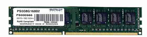 Оперативная Память Dimm Ddr3 Patriot Memory sl 8гб 1600 Мгц cl11 (psd38g16002) - арт:4152 Макеевка