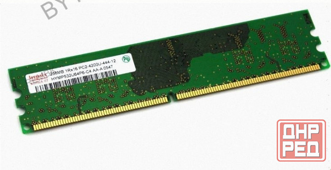 Оперативная Память Dimm Ddr2 Hynix 256 мб 533 Мгц cl4 (hymp532u64bp6-c4) б/у - арт:8561 Макеевка - изображение 1