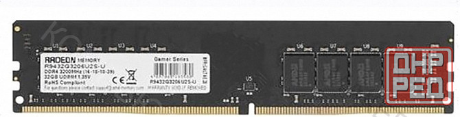 Оперативная Память Dimm Ddr4 Amd 32гб 3200 Мгц cl16 r9432g3206u2s-u - арт:3130 Макеевка - изображение 1