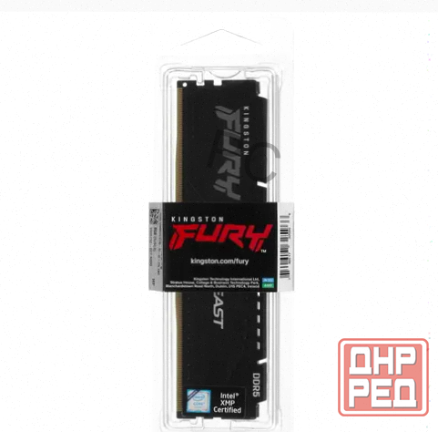 Kingston Fury Beast Black Ddr5 Dimm 5200mhz pc-41600 cl40 - 8gb kf552c40bb-8 Oem - арт:2801 Макеевка - изображение 3