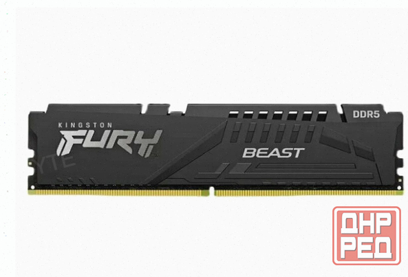 Kingston Fury Beast Black Ddr5 Dimm 5200mhz pc-41600 cl40 - 8gb kf552c40bb-8 Oem - арт:2801 Макеевка - изображение 1