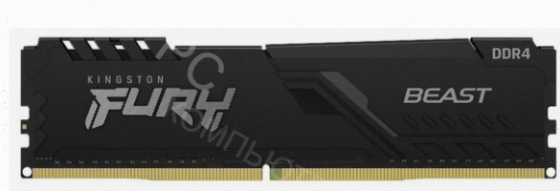 Оперативная Память Ddr4 Kingston 8gb 3200 Mhz pc-25600 Fury Beast Black (kf432c16bb/8) - арт:9105 Макеевка