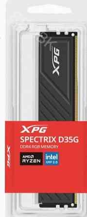 Оперативная Память Ddr4 Adata Xpg Spectrix d35g Rgb 32gb Ddr4-3200 (ax4u320032g16a-sbkd35 - арт:1082 Макеевка