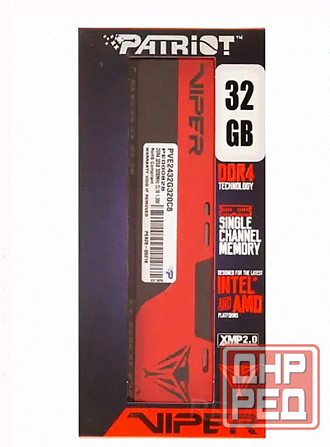 Оперативная Память Patriot Memory Ddr4 32gb 3200mhz Viper Elite (pve2432g320c8) - арт:6159 Макеевка - изображение 2