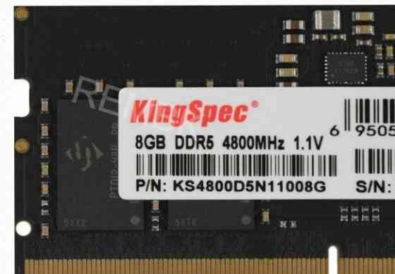 Оперативная Память so-dimm Kingspec Ddr5 8gb 4800mhz ks4800d5n11008g Rtl pc5-38400 cl40 D - арт:6508 Макеевка