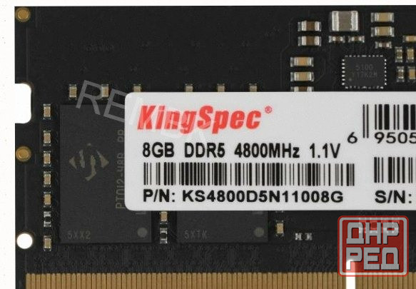 Оперативная Память so-dimm Kingspec Ddr5 8gb 4800mhz ks4800d5n11008g Rtl pc5-38400 cl40 D - арт:6508 Макеевка - изображение 2