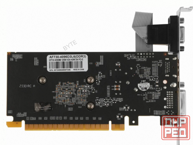 Видеокарта Afox Geforce gt 730 (af730-4096d3l6), 4 гб, Ddr3, 1333 Мгц - арт:9957 Донецк - изображение 3