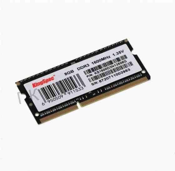 Оперативная Память Sodimm Ddr3 pc3-12800 Kingspec ks1600d3n13508g, 1х8 гб, 1.35 в Кол-во - арт:6530 Макеевка