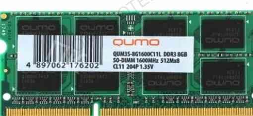 Оперативная Память so-dimm Qumo 8gb Ddr3-1600 (qum3s-8g1600c11l) - арт:2906 Макеевка