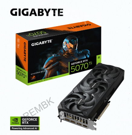 Видеокарта Gigabyte Geforce Rtx 5070 ti Windforce Sff 16gb (gv-n507twf3-16gd) - арт:9792 Донецк
