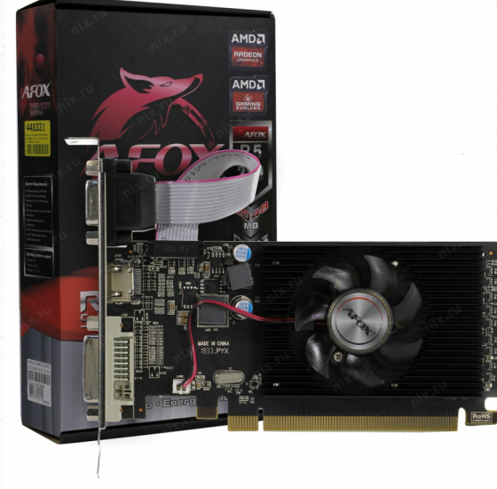 Видеокарта Afox Radeon r5 230 2048mb lp Single Fan (afr5230-2048d3l5) - арт:3085 Донецк