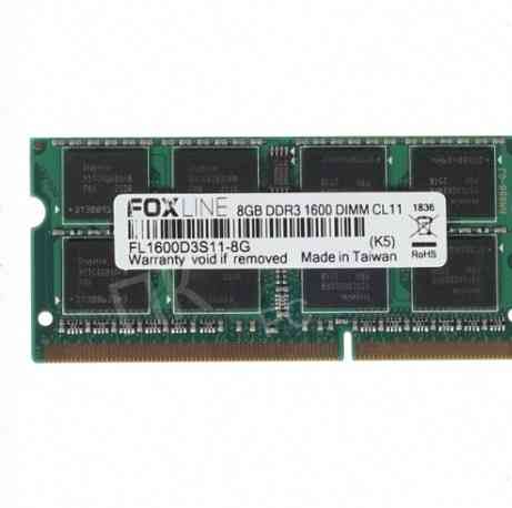 Оперативная Память so-dimm 8gb Ddr3-1600 pc3-12800 Foxconn Foxline, cl11, 1.5v, (512x8), - арт:9152 Макеевка