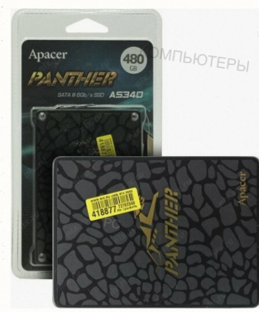 Твердотельный Накопитель Apacer Panther 480 гб Sata ap480gas340g-1 - арт:8413 Макеевка