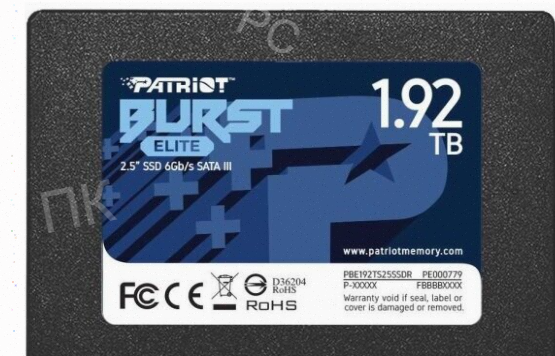 Ssd Диск Patriot Memory Patriot 2.5" 1920гб Sata (pbe192ts25ssdr) - арт:8843 Макеевка