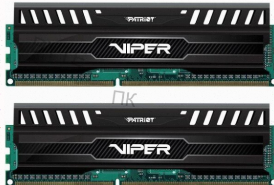 Оперативная Память Ddr3 Patriot Viper 3 - 2x 4gb, 1600 Мгц, Dimm, cl9 (pv38g160c9k) - арт:8701 Донецк