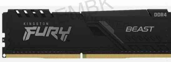Оперативная Память Ddr4 Kingston 8gb 3200 Mhz pc-25600 Fury Beast Black (kf432c16bb/8) - арт:7258 Донецк