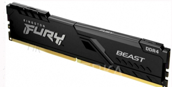 Оперативная Память Ddr4 Kingston 8gb 3200 Mhz pc-25600 Fury Beast Black (kf432c16bb/8) - арт:7258 Донецк