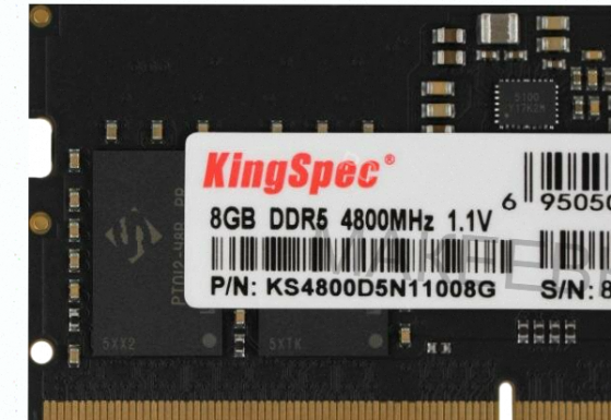 Оперативная Память so-dimm Kingspec Ddr5 8gb 4800mhz ks4800d5n11008g Rtl pc5-38400 cl40 D - арт:6446 Донецк