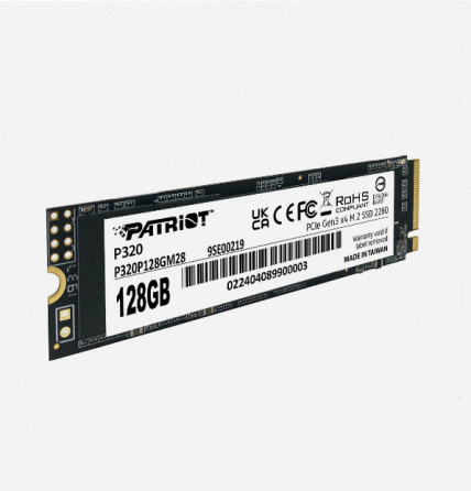 Ssd Накопитель Patriot p320 p320p128gm28 128гб, m.2 2280, Pcie 3.0 x4, Nvme, m.2 - арт:3274 Макеевка