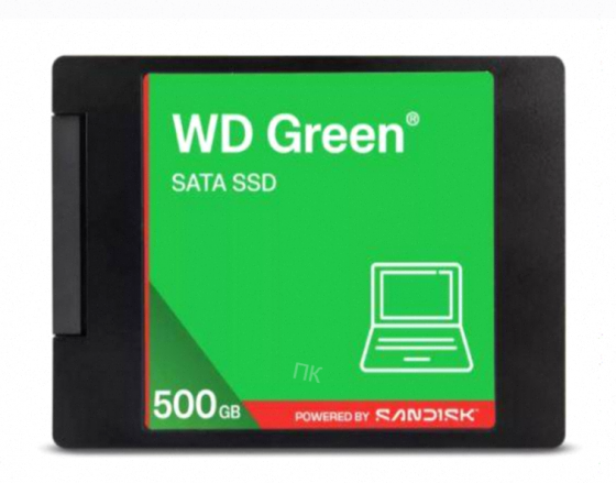Твердотельный Накопитель Ssd wd Green Wds500g5g0a 500gb, 2.5", Sata Iii, r/w - 545/510 mb - арт:5409 Макеевка