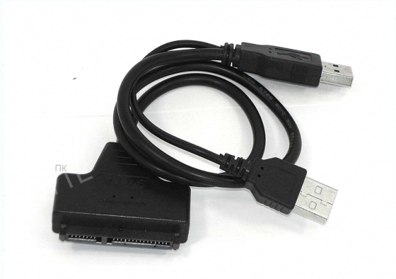 Переходник Sata на Usb 2.0 на Шнурке 30см с Индикаторами Питания и Чтения Hdd dm-685 - арт:5582 Макеевка