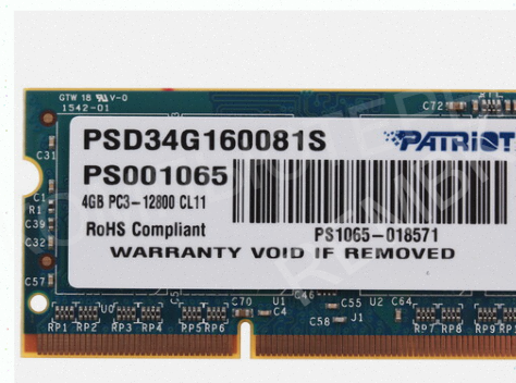 Оперативная Память Sodimm Patriot Signature [psd34g160081s] 4 гб - арт:2191 Донецк