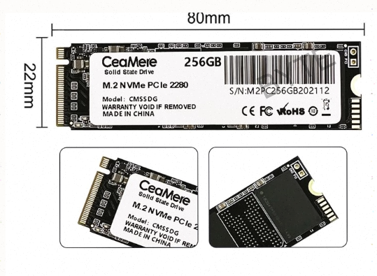 Ssd m.2 Nvme Твердотельный Накопитель Ceamere 256 гб, m2pc256gb - арт:3513 Донецк