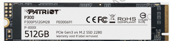 Твердотельный Накопитель Patriot Memory p300 512гб m.2 p300p512gm28 - арт:1766 Донецк