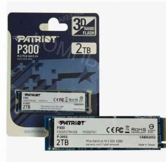 Твердотельный Накопитель Ssd m.2 Nvme Patriot Memory p300 (p300p2tbm28) 2тб - арт:4832 Донецк
