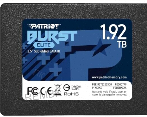 Ssd Диск Patriot Memory Patriot 2.5" 1920гб Sata (pbe192ts25ssdr) - арт:3733 Донецк