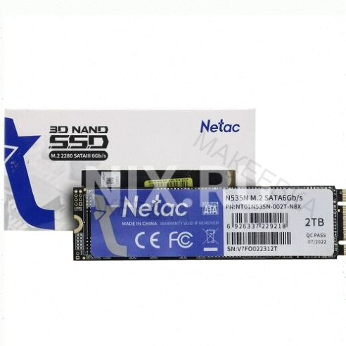 Твердотельный Накопитель Ssd m.2 Sata Netac 2tb Sata (nt01n535n-002t-n8x) - арт:7981 Донецк