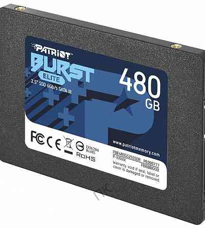 Твердотельный Накопитель Ssd 2.5" Patriot Memory 480гб Sata (pbe480gs25ssdr) - арт:2824 Донецк
