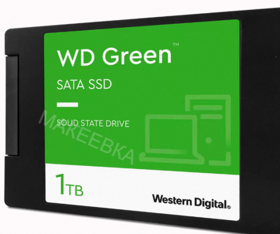 Твердотельный Накопитель Ssd 1tb Western Digital Green Wds100t3g0a Sata3 2.5 - арт:3317 Донецк