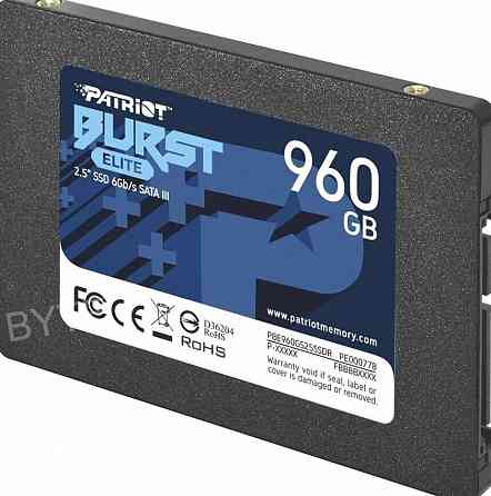 Ssd Patriot Sata Iii 960gb Pbe960gs25ssdr Burst Elite 2.5" - арт:4903 Донецк