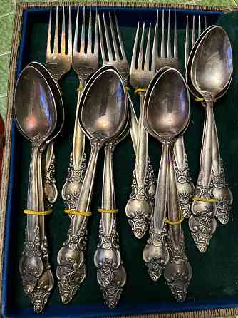 Столовый мельхиоровый набор Донецк