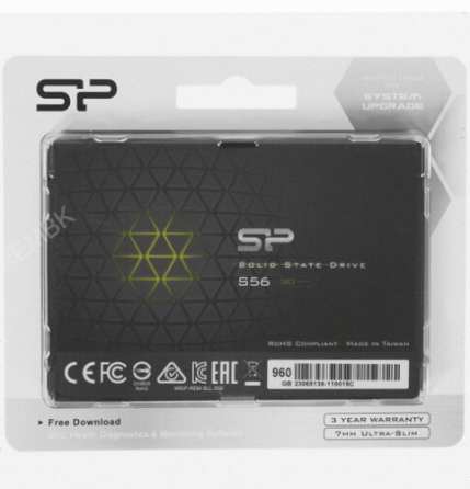 Твердотельный Накопитель Ssd 2.5" Sata Iii Silicon Power s56 [sp960gbss3s56a25] 960 гб - арт:7674 Донецк