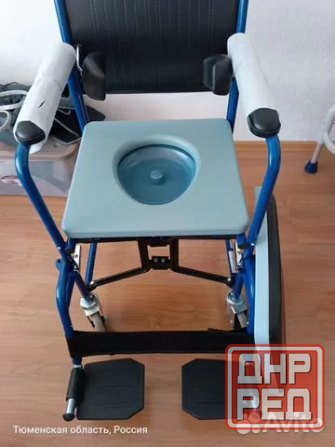 костыли подмышечные лёгкие и есть инвалидные коляски и с туалетом креслы что на все фото смотрите Донецк - изображение 7