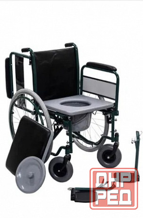 костыли подмышечные лёгкие и есть инвалидные коляски и с туалетом креслы что на все фото смотрите Донецк - изображение 3