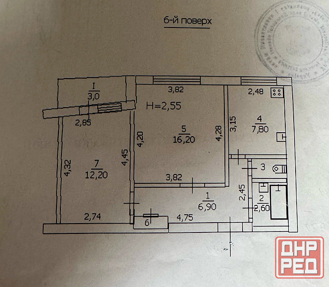 2-х ком кв м-н Солнечный с мебелью и техникой Макеевка - изображение 7