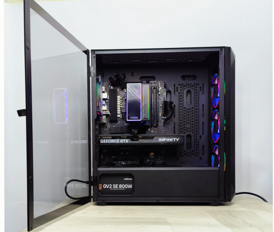 Игровой Компьютер Byte-vortexprime | Amd Ryzen 5 7500f (6 Ядер/12 Потоков) | 800 вт | Ssd - арт:2861 Макеевка