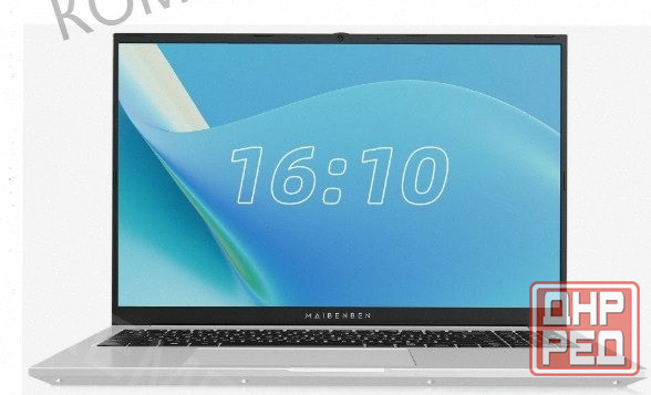 Ноутбук Maibenben m16b-r343um 16" Wuxga Ips, Amd r3-4300u, 8gb, 512gb Ssd, Linux, Серебри - арт:2198 Донецк - изображение 1