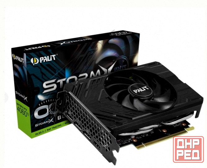 Видеокарта Palit Geforce Rtx 4060ti Stormx oc 8gb (ne6406ts19p1-1060f) - арт:8617 Донецк - изображение 1