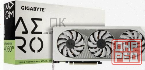 Видеокарта Geforce Rtx 4060ti 8gb Gigabyte gv-n406taero oc-8gd - арт:8976 Макеевка - изображение 1