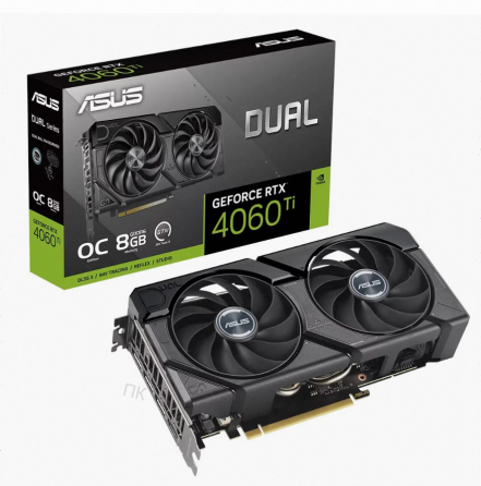 Видеокарта Asus Nvidia Geforce Rtx 4060 ti 8gb Dual-rtx4060ti-o8g-evo/rtx4060ti, Hdmi, dp - арт:8847 Донецк