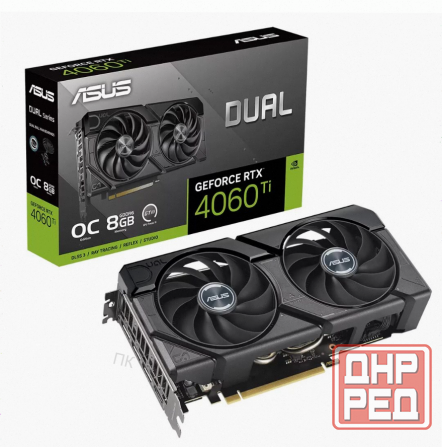 Видеокарта Asus Nvidia Geforce Rtx 4060 ti 8gb Dual-rtx4060ti-o8g-evo/rtx4060ti, Hdmi, dp - арт:8847 Донецк - изображение 4