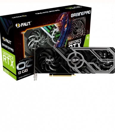 Видеокарта Palit Geforce Rtx 3070 Gamingpro 8gb (ne63070019p2-1041a) б/у - арт:4932 Макеевка