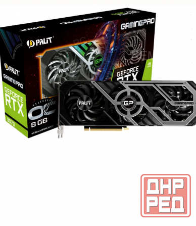 Видеокарта Palit Geforce Rtx 3070 Gamingpro 8gb (ne63070019p2-1041a) б/у - арт:4932 Макеевка - изображение 4