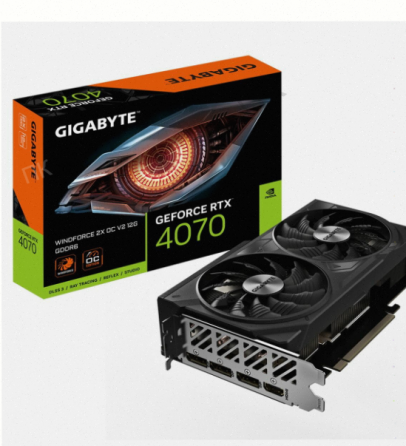Видеокарта Gigabyte Rtx4070 Windforce 2x oc v2 12gb Gddr6 192bit 3xdp Hdmi 2fan Rtl - арт:2864 Макеевка