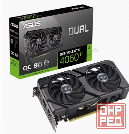 Видеокарта Asus Nvidia Geforce Rtx 4060 ti 8gb Dual-rtx4060ti-o8g-evo/rtx4060ti, Hdmi, dp - арт:1353 Макеевка - изображение 2